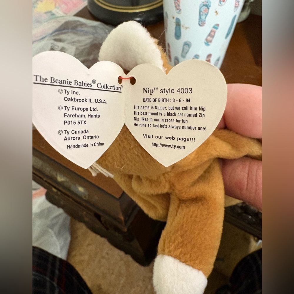 Rare Nip Ty Beanie Baby Cat: 1994 Vintage Collectible with multiple Errors! - Picture 2 of 4